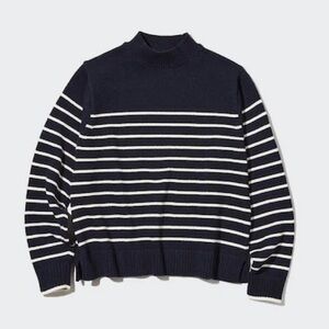 Uniqlo Mock Neck Striped Sweater (XL)